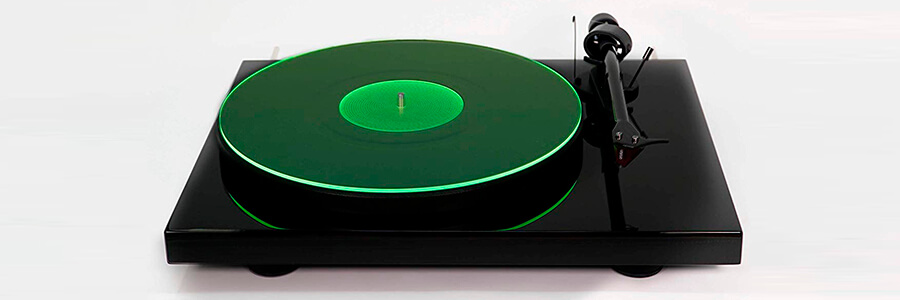 Acrylic Turntable Mat | GreenLit | LP Slipmat