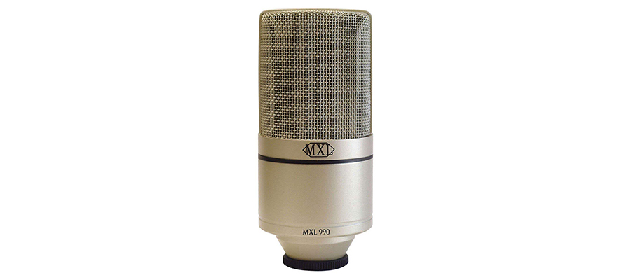 MXL 990 Condenser Microphone with Shockmount