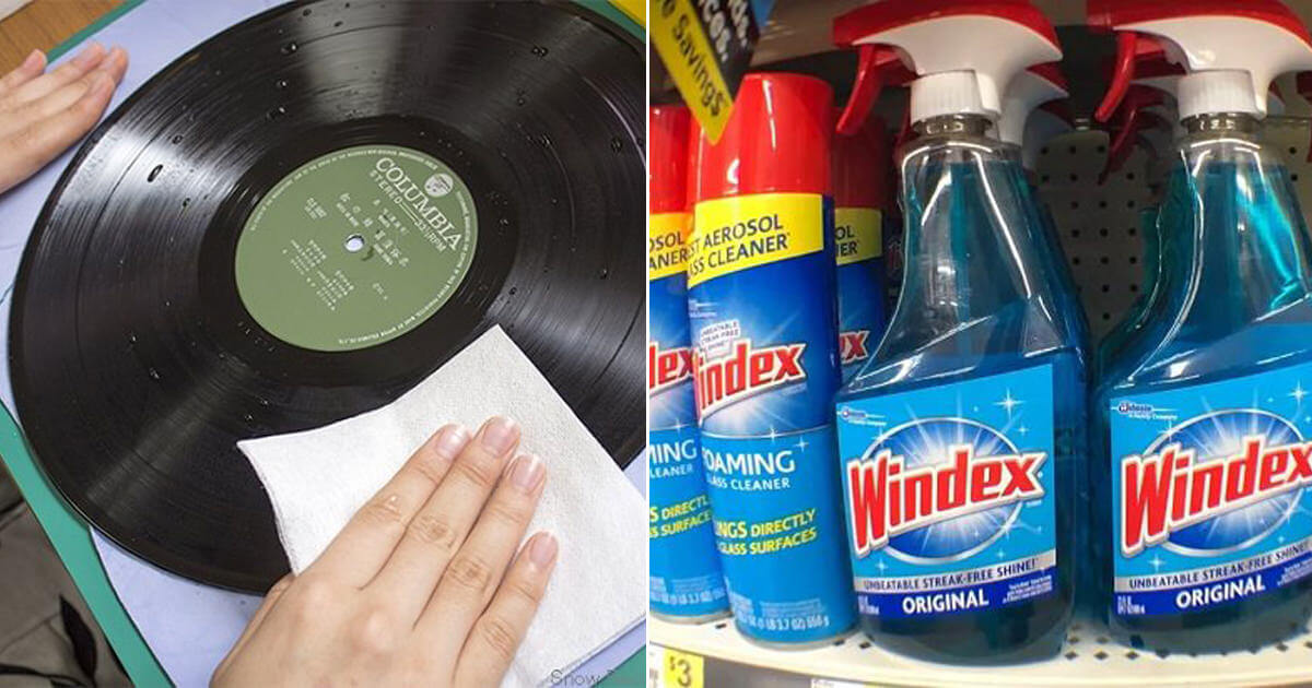 How to Clean Vinyl Records with Windex